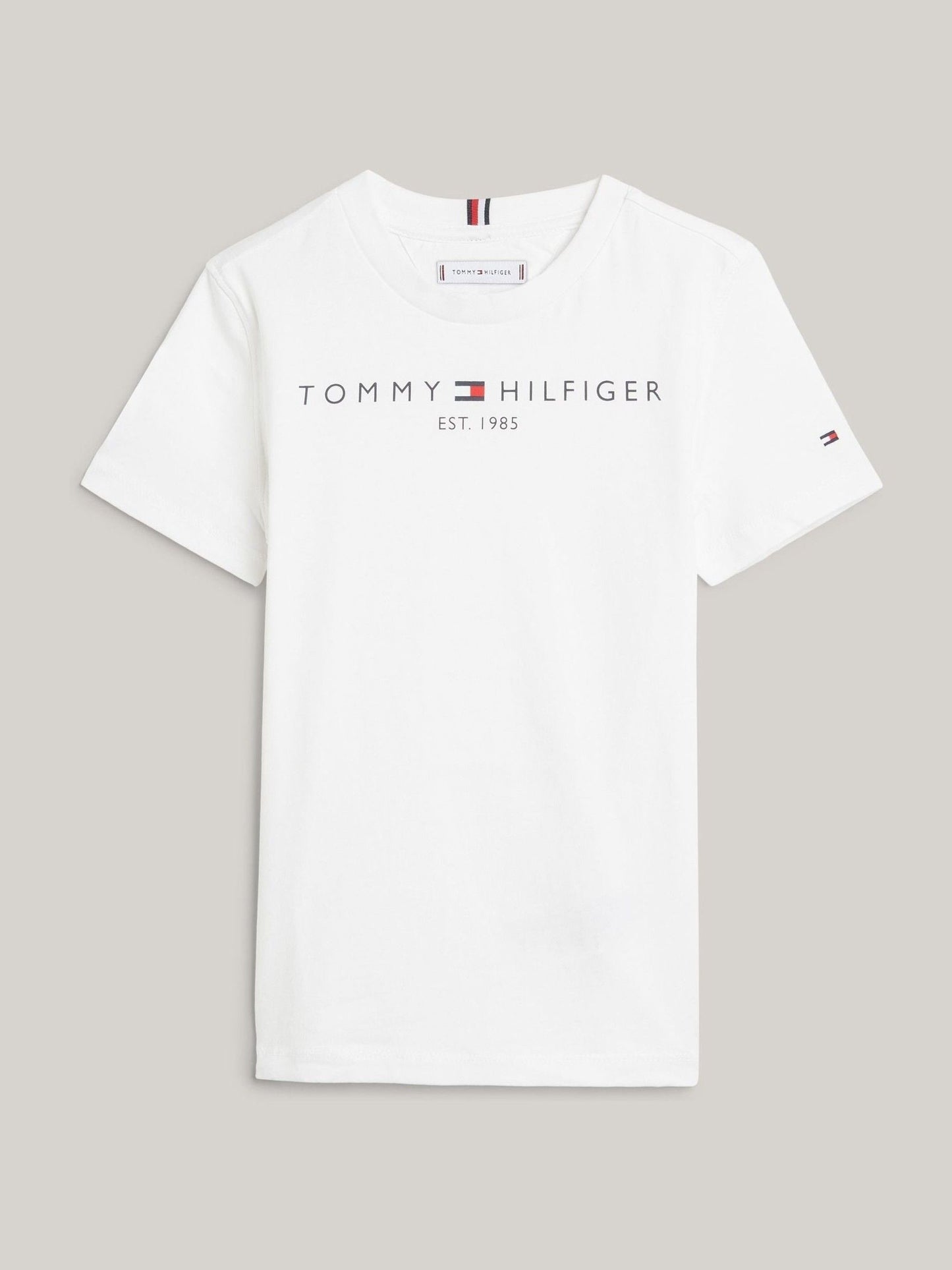 Tommy Hilfiger White Essential T-Shirt image 5