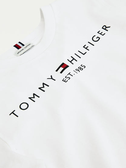 Tommy Hilfiger White Essential T-Shirt image 6