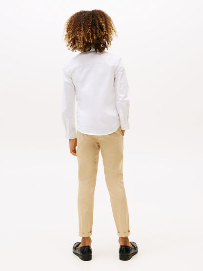 Dsiney Kidz - Tommy Hilfiger White Stretch Oxford Shirt image 2