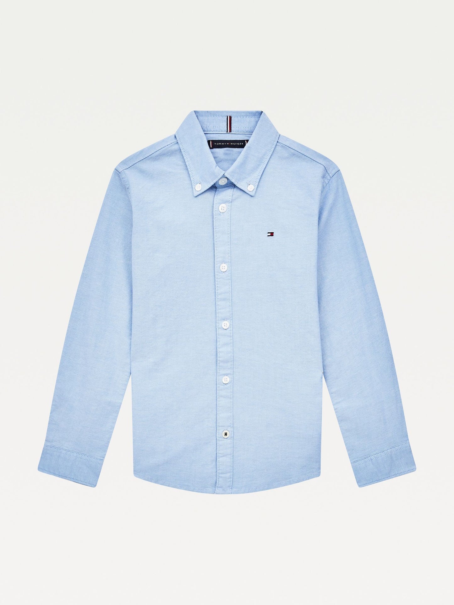 Dsiney Kidz - Tommy Hilfiger Blue Stretch Oxford Shirt image 5