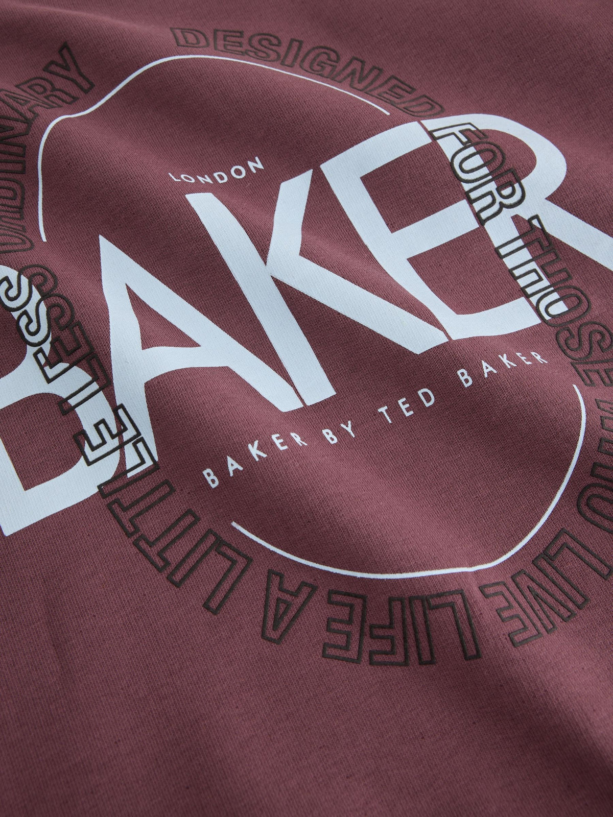 Baker by Ted Baker Black/Purple 2 Piece Oversized Graphic Sweatshirt and Joggers Set - image 13