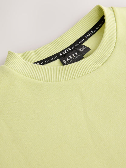 Baker by Ted Baker Lime Green 2 Piece Oversized Graphic Sweatshirt and Joggers Set - image 12