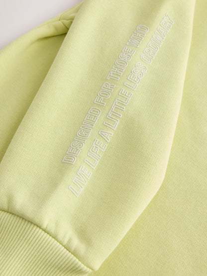 Baker by Ted Baker Lime Green 2 Piece Oversized Graphic Sweatshirt and Joggers Set - image 13