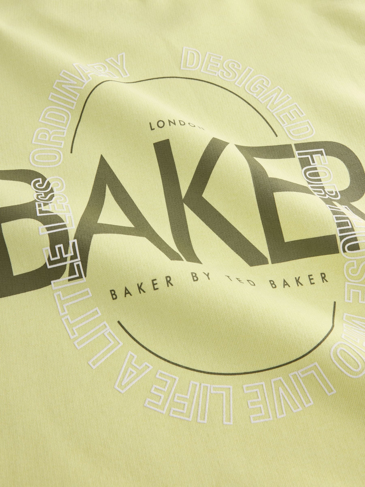 Baker by Ted Baker Lime Green 2 Piece Oversized Graphic Sweatshirt and Joggers Set - image 15