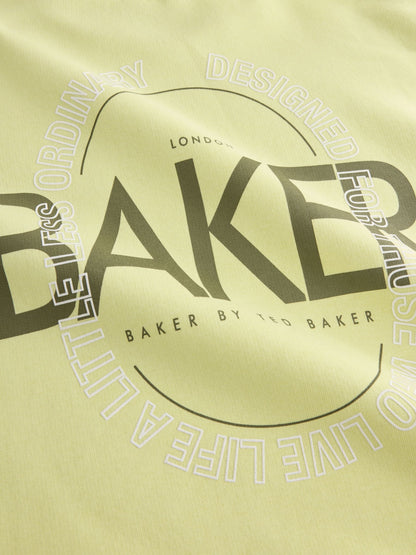 Baker by Ted Baker Lime Green 2 Piece Oversized Graphic Sweatshirt and Joggers Set - image 15