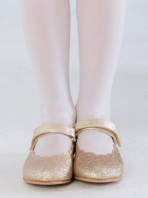 Gold Lilly Party Shoes image 1