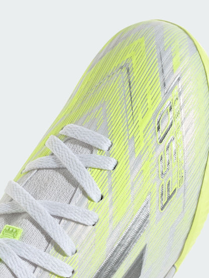 adidas White F50 Sparkfusion League Mid Cut Turf Football Shoes image 3