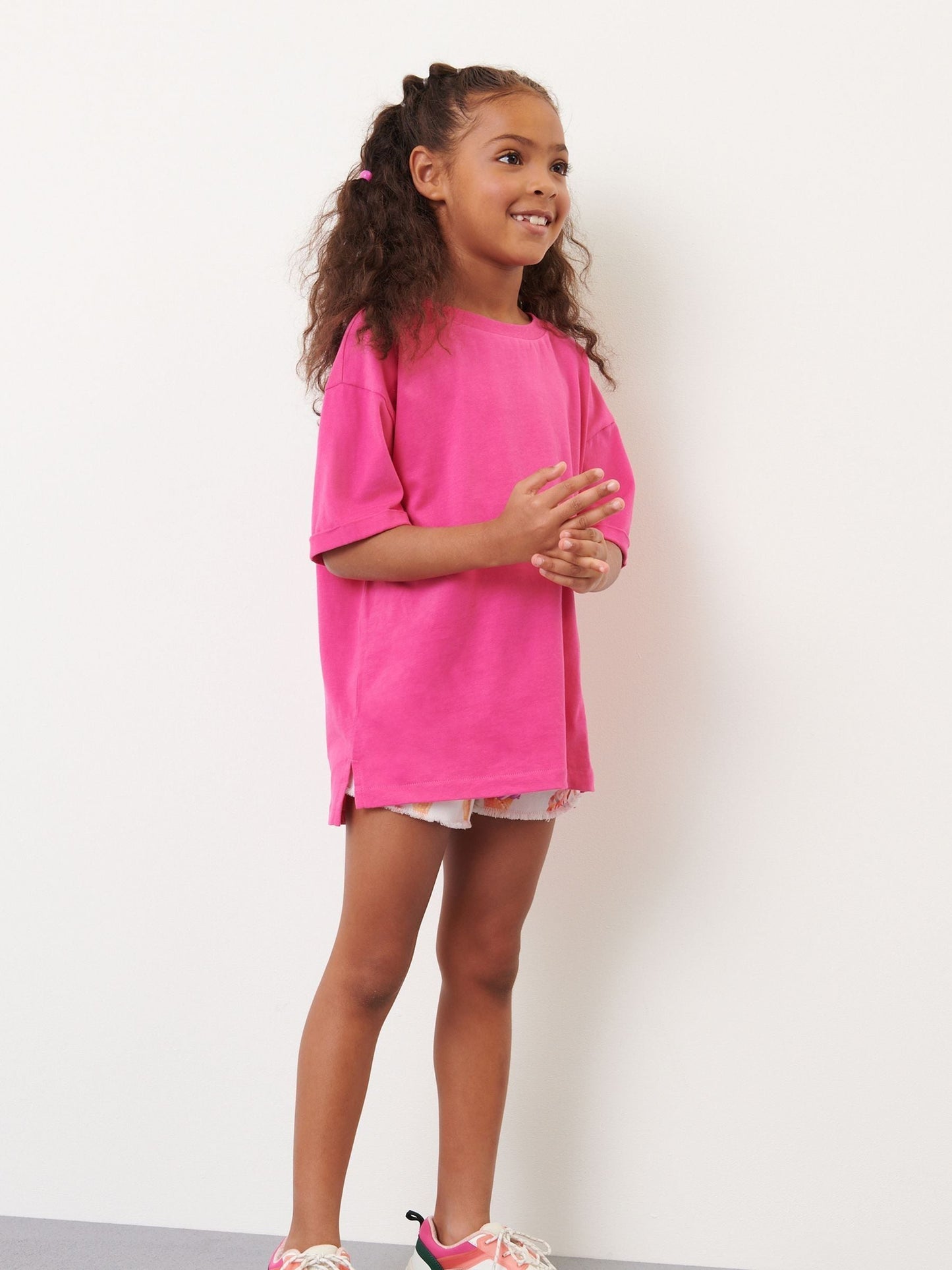 Dsiney Kidz - Magenta Pink Oversized T-Shirt (3-16yrs) image 1