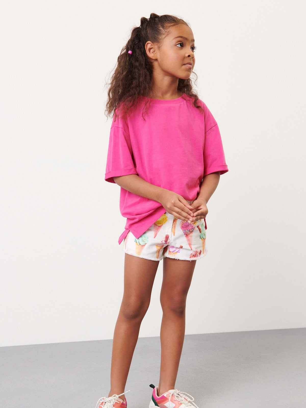 Dsiney Kidz - Magenta Pink Oversized T-Shirt (3-16yrs) image 2