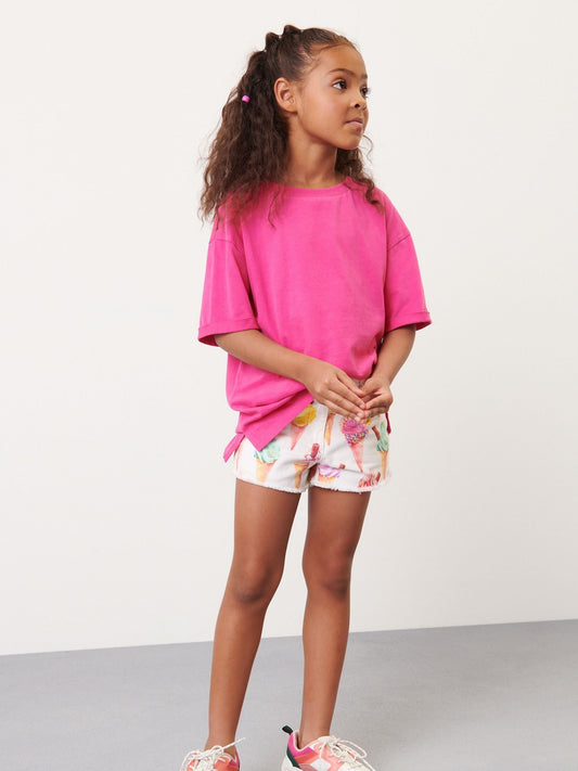 Dsiney Kidz - Magenta Pink Oversized T-Shirt (3-16yrs) image 2