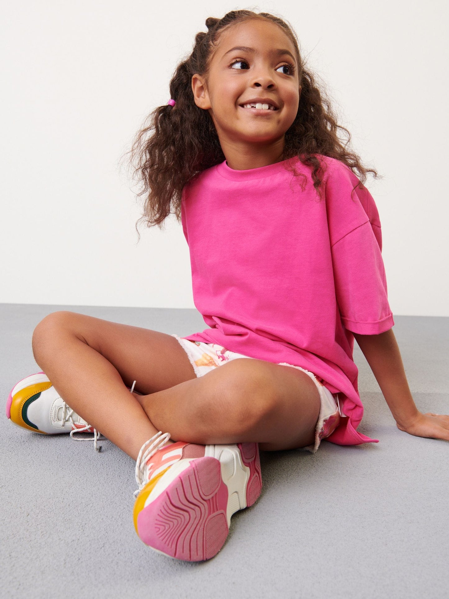 Dsiney Kidz - Magenta Pink Oversized T-Shirt (3-16yrs) image 3
