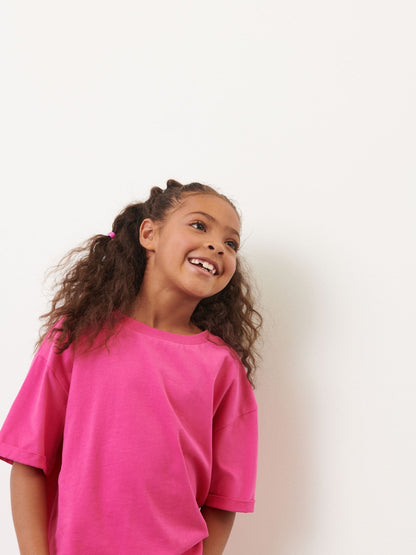 Dsiney Kidz - Magenta Pink Oversized T-Shirt (3-16yrs) image 5