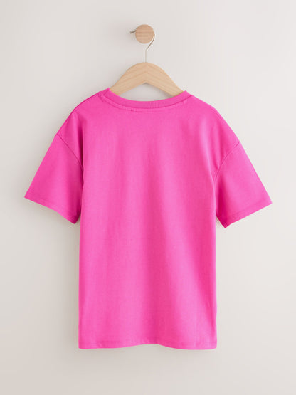 Dsiney Kidz - Magenta Pink Oversized T-Shirt (3-16yrs) image 7