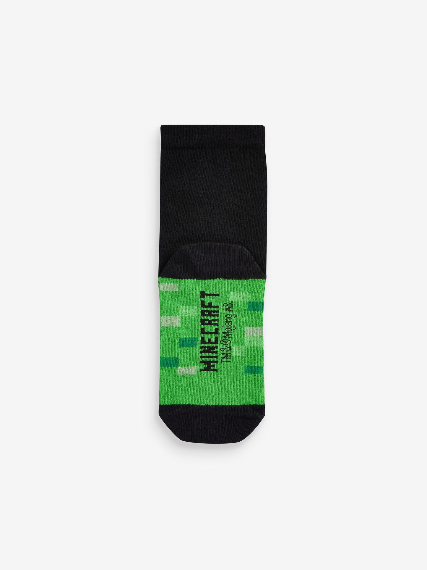 Dsiney Kidz - Minecraft Black Cotton Rich Socks 5 Pack image 2