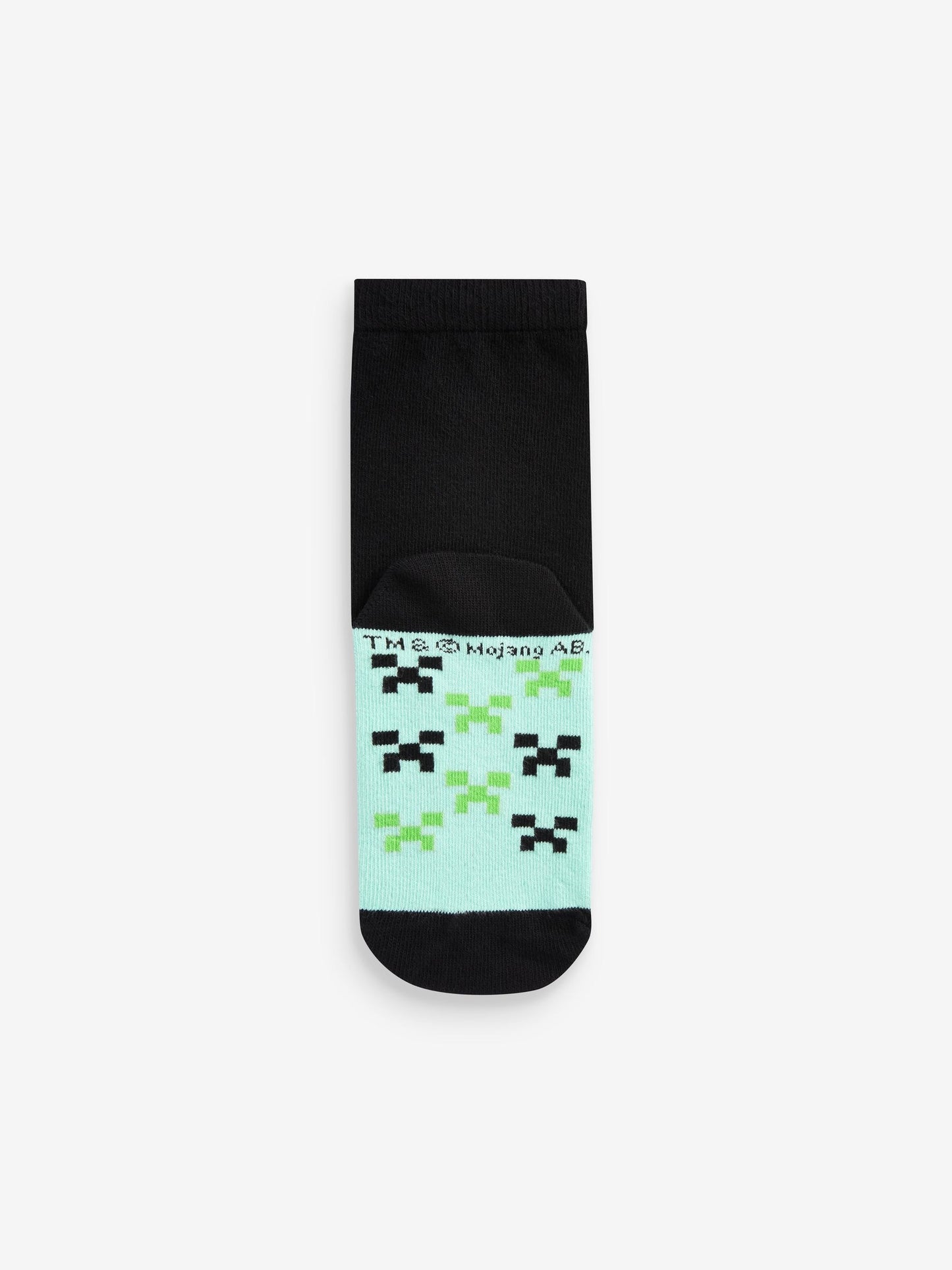 Dsiney Kidz - Minecraft Black Cotton Rich Socks 5 Pack image 3
