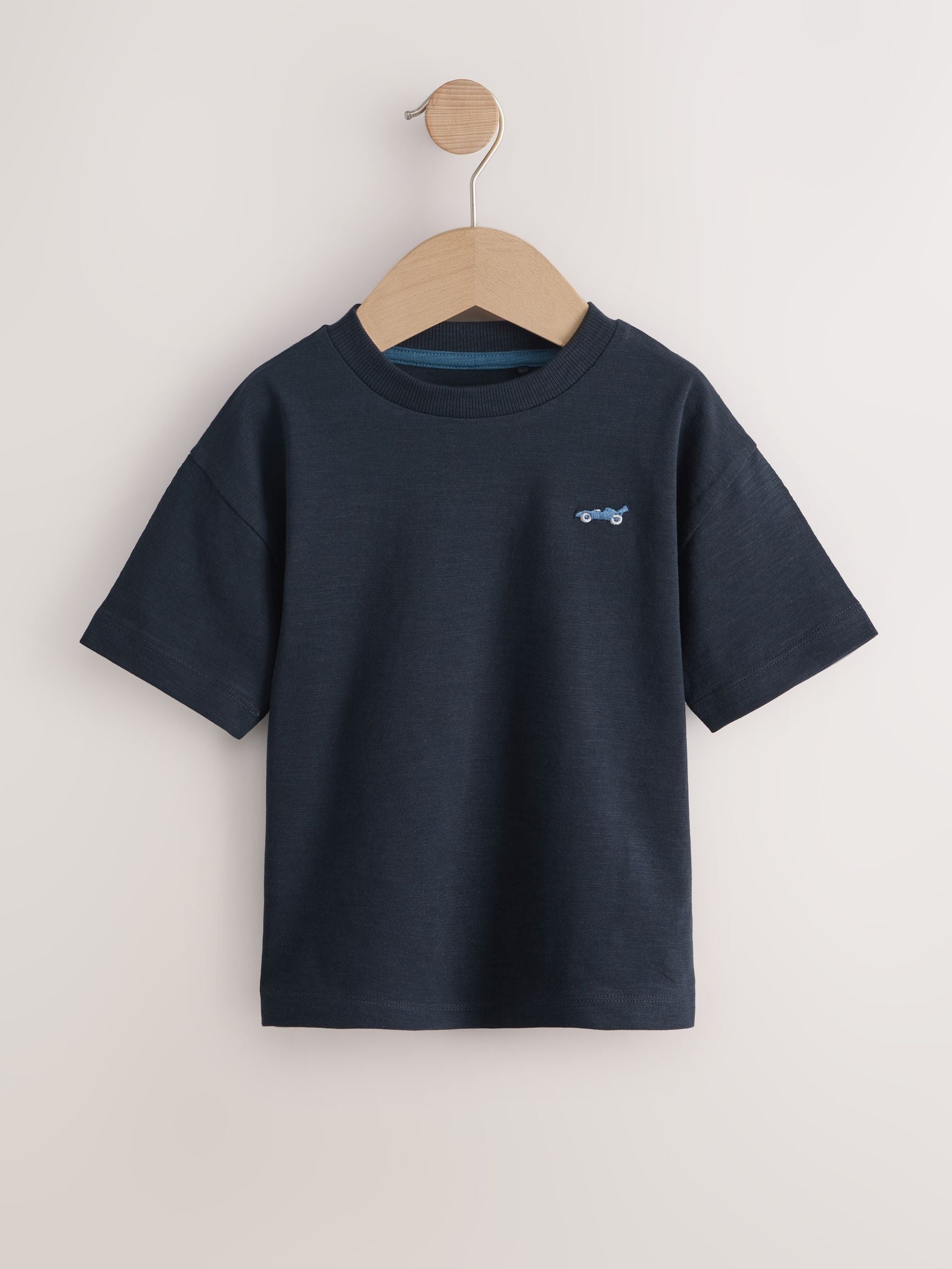 Blue Relaxed Fit Short Sleeve T-Shirts 5 Pack (3mths-7yrs) image 2
