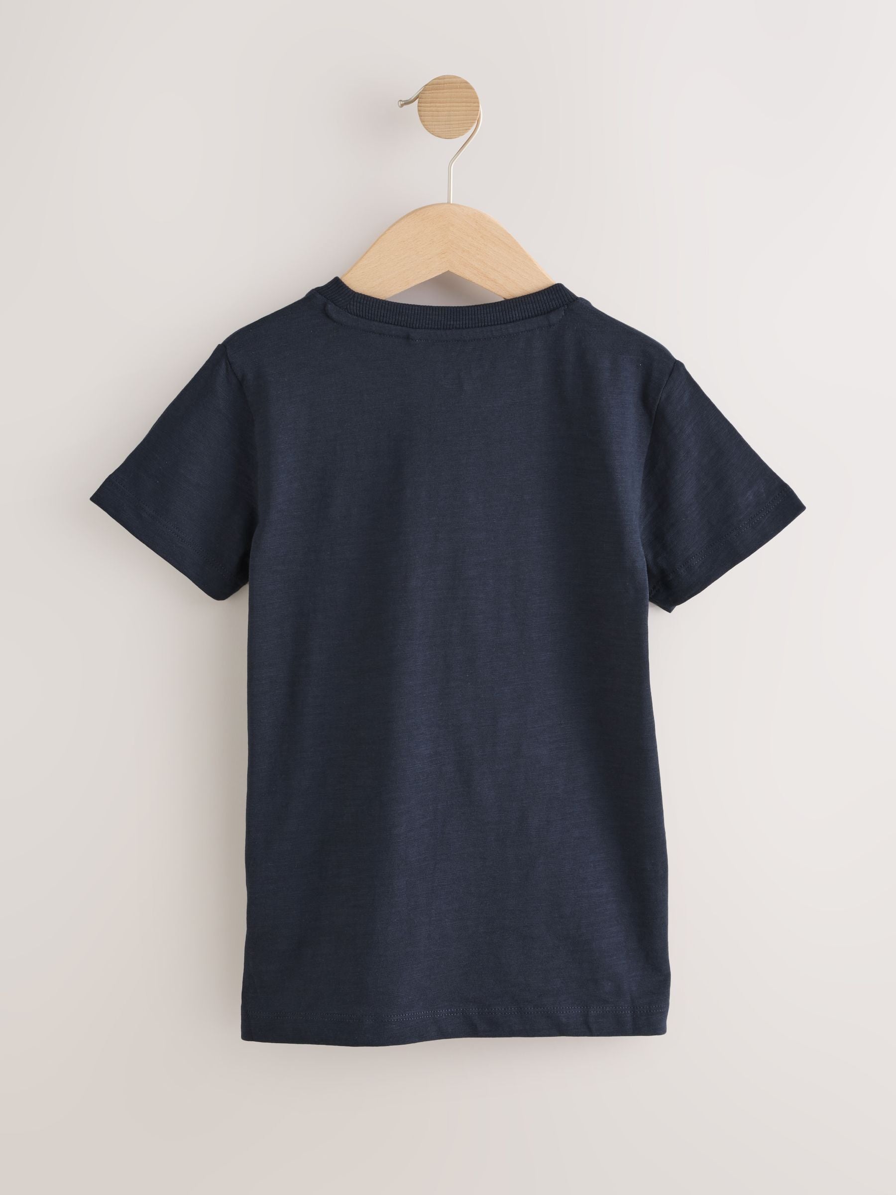 Blue Regular Fit Short Sleeve T-Shirts 5 Pack (3mths-7yrs) image 5