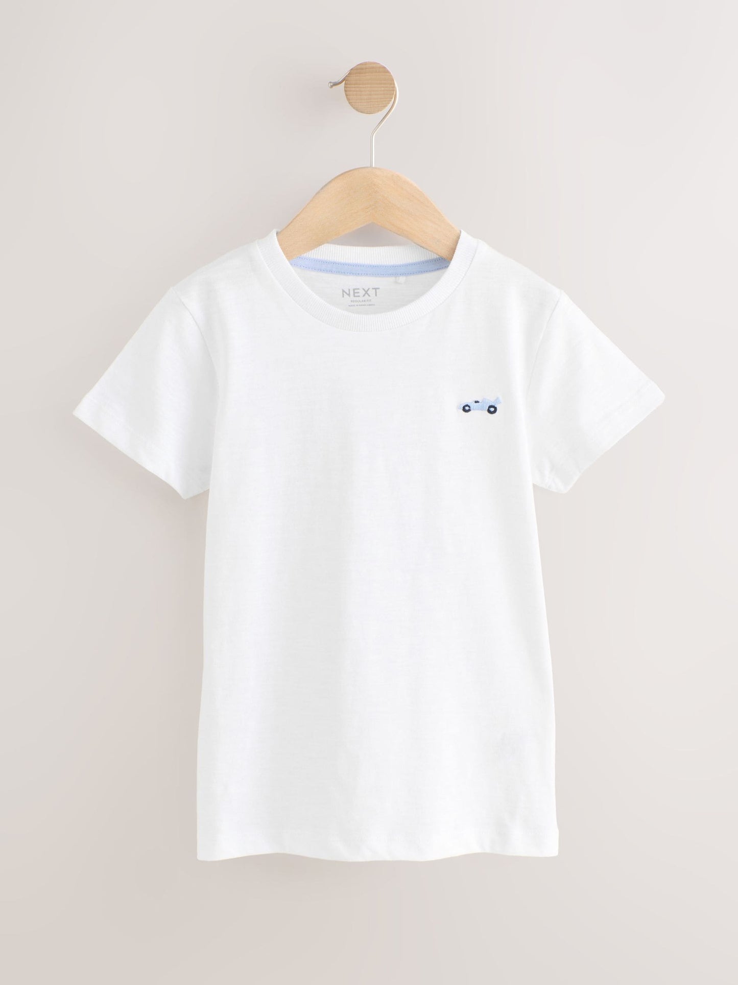 Blue Regular Fit Short Sleeve T-Shirts 5 Pack (3mths-7yrs) image 6