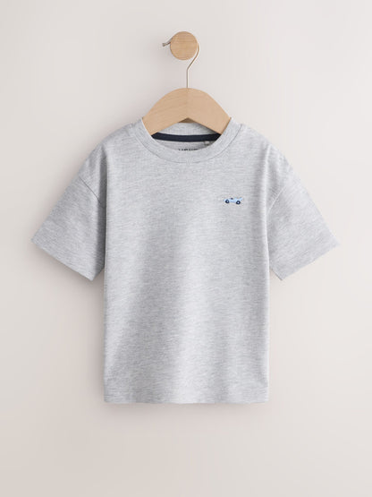 Blue Relaxed Fit Short Sleeve T-Shirts 5 Pack (3mths-7yrs) image 6