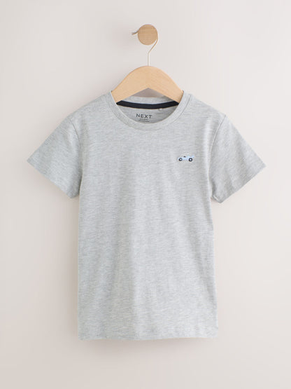 Blue Regular Fit Short Sleeve T-Shirts 5 Pack (3mths-7yrs) image 9