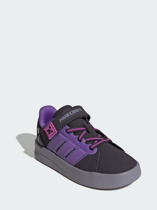 adidas Purple Minecraft Lightorama Court Shoes image 1
