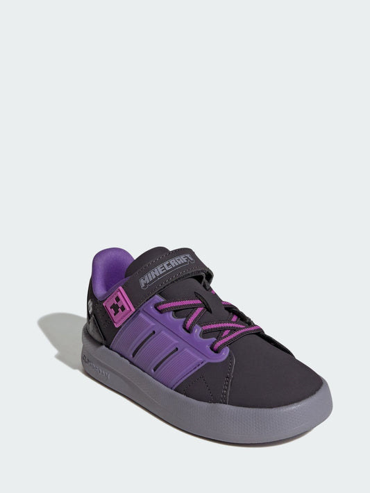adidas Purple Minecraft Lightorama Court Shoes image 1