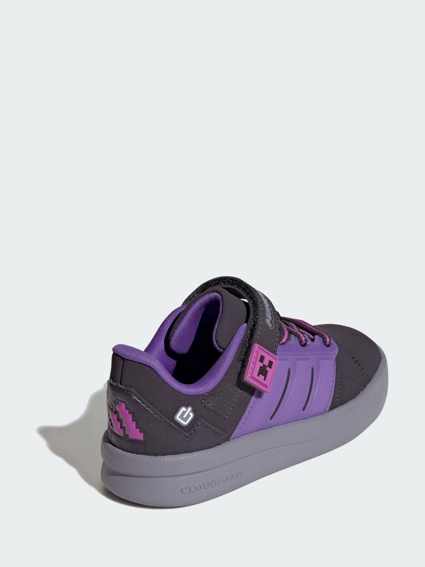 adidas Purple Minecraft Lightorama Court Shoes image 2