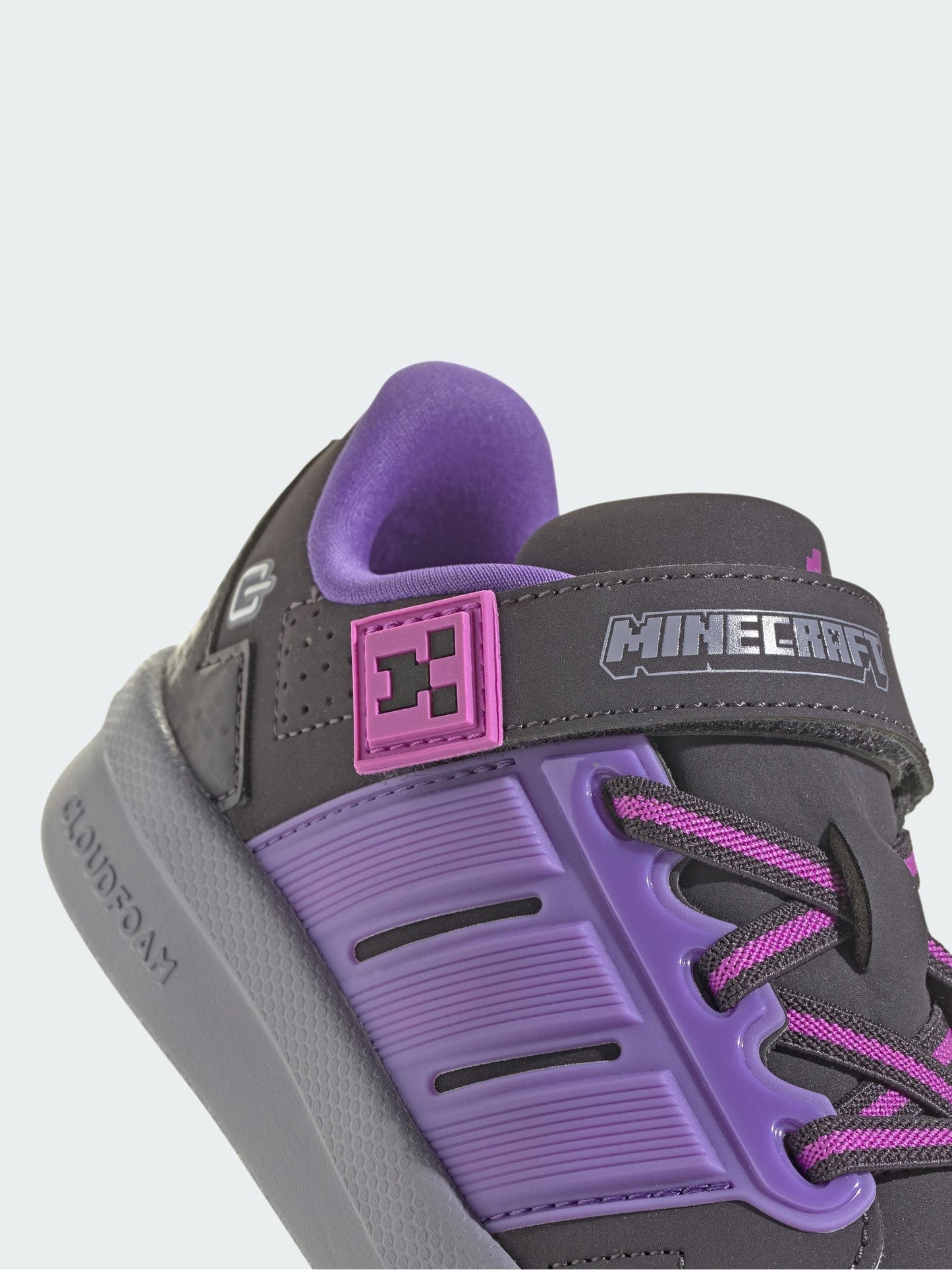 adidas Purple Minecraft Lightorama Court Shoes image 4