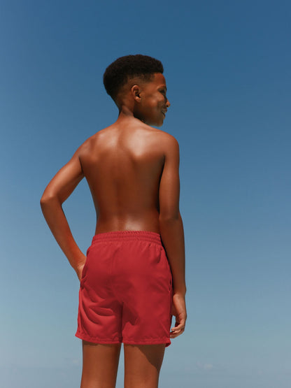 Nike Red 4 Inch 4 Inch Volley Swim Shorts image 2