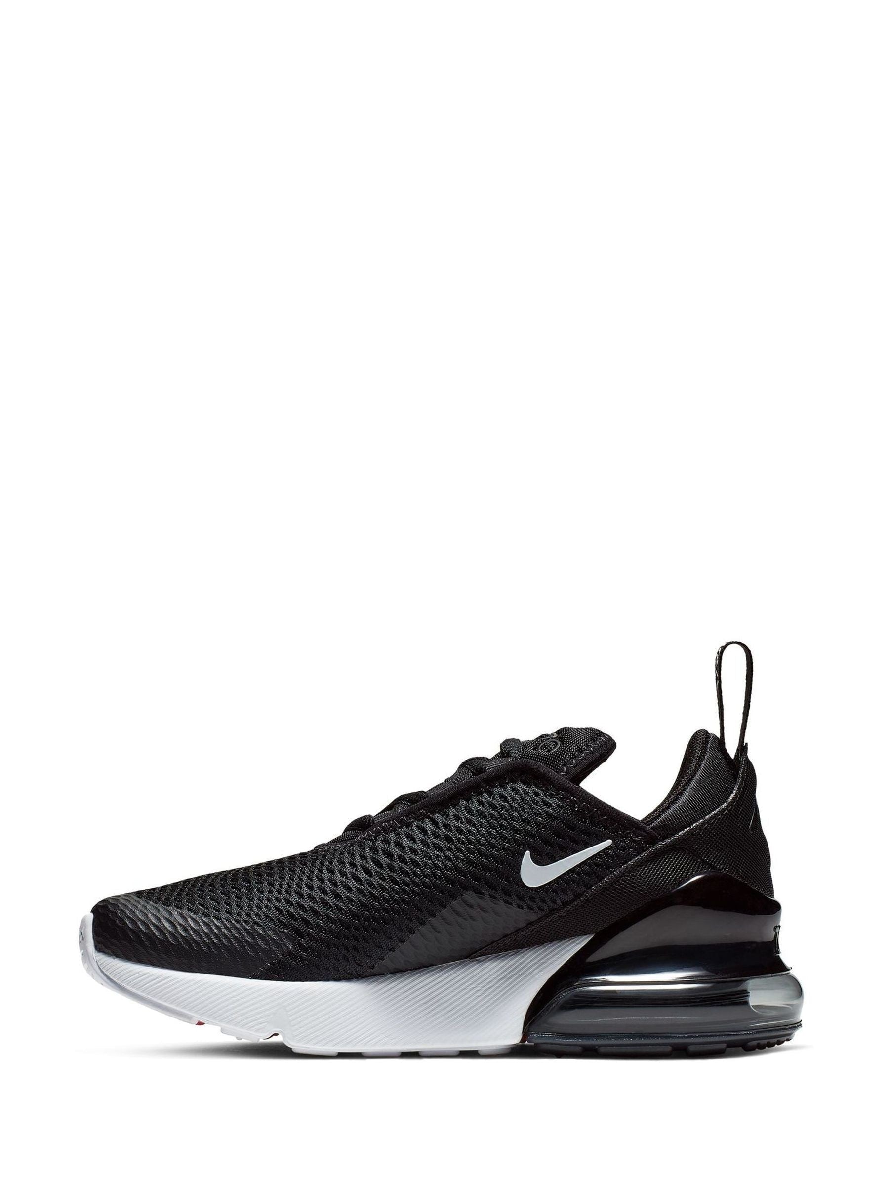 Nike Black/White Junior Air Max 270 Trainers image 2