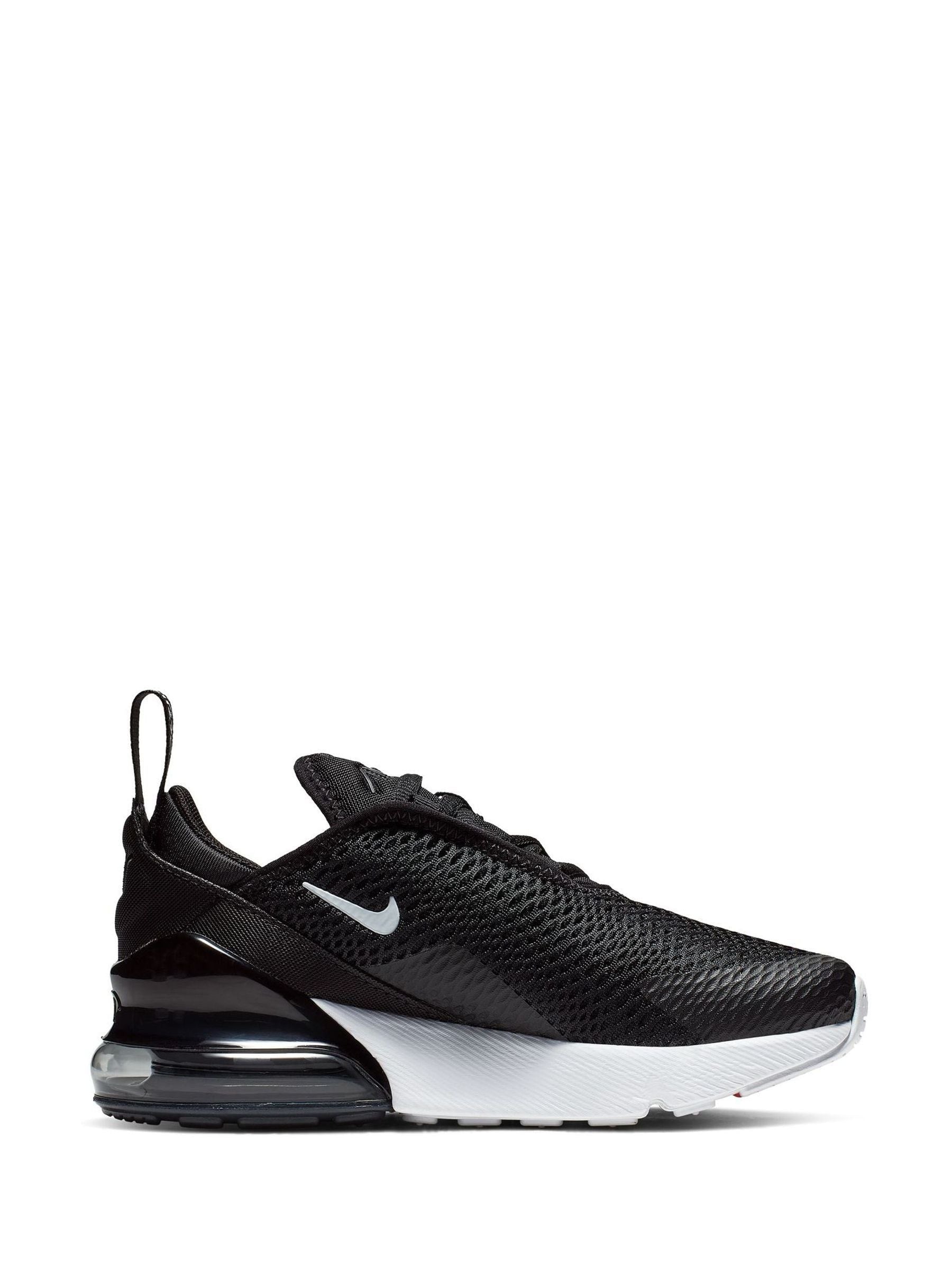 Nike Black/White Junior Air Max 270 Trainers image 3