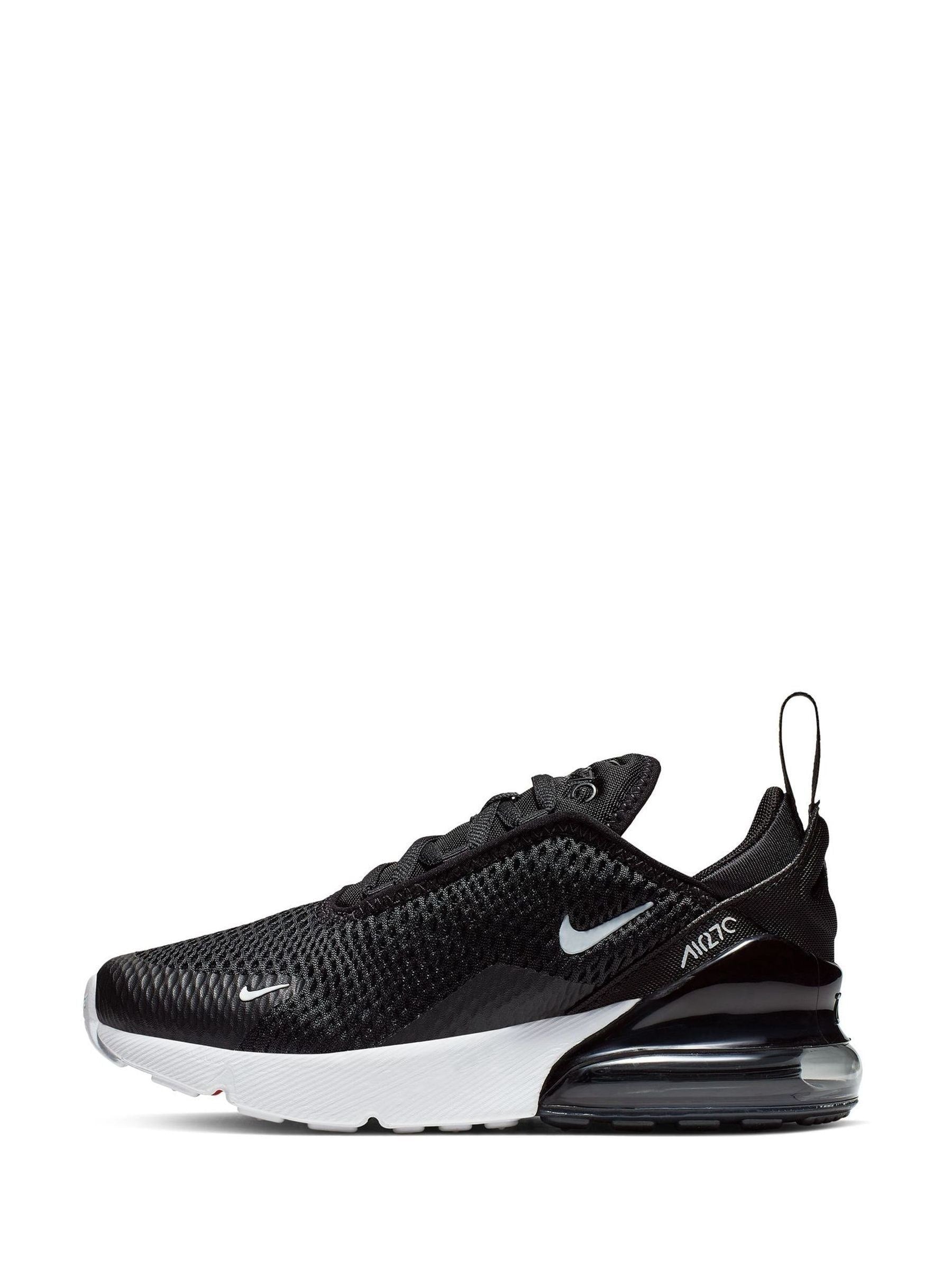 Nike Black/White Junior Air Max 270 Trainers image 4