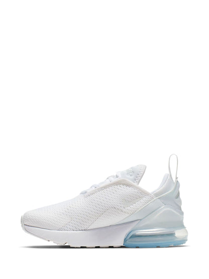 Nike White/Aqua Junior Air Max 270 Trainers image 4