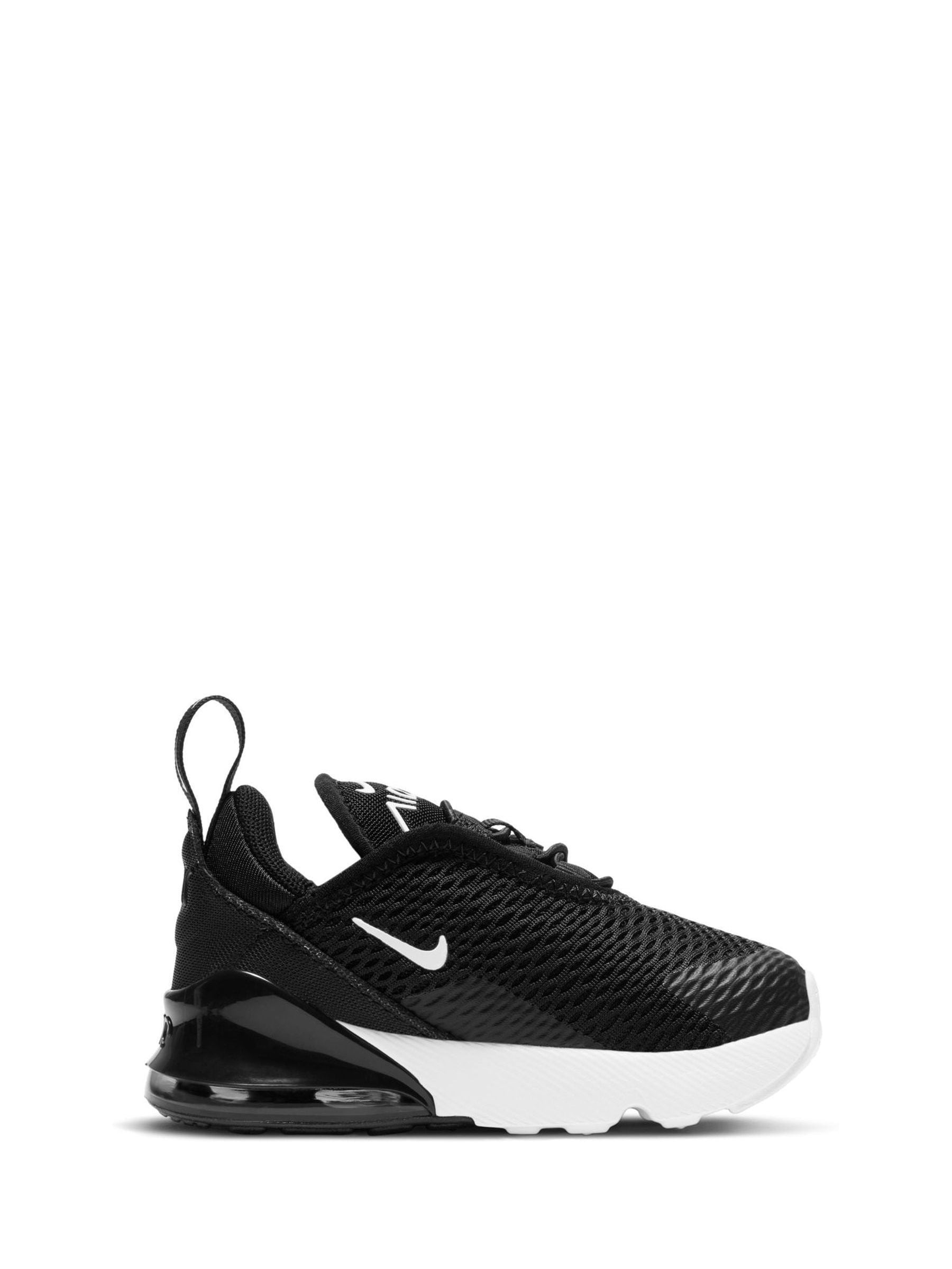 Nike Black & White Infant Air Max 270 Trainers image 3