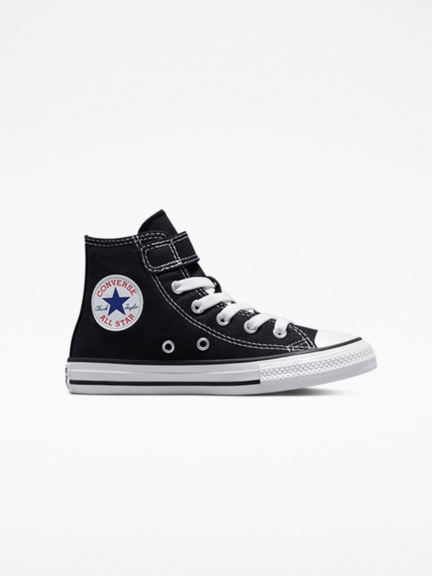 Converse Black 1V High Top Junior Trainers image 1
