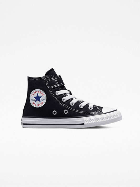 Converse Black 1V High Top Junior Trainers image 1