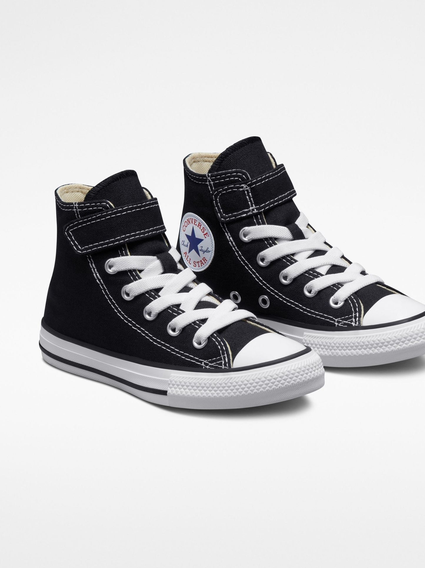 Converse Black 1V High Top Junior Trainers image 3