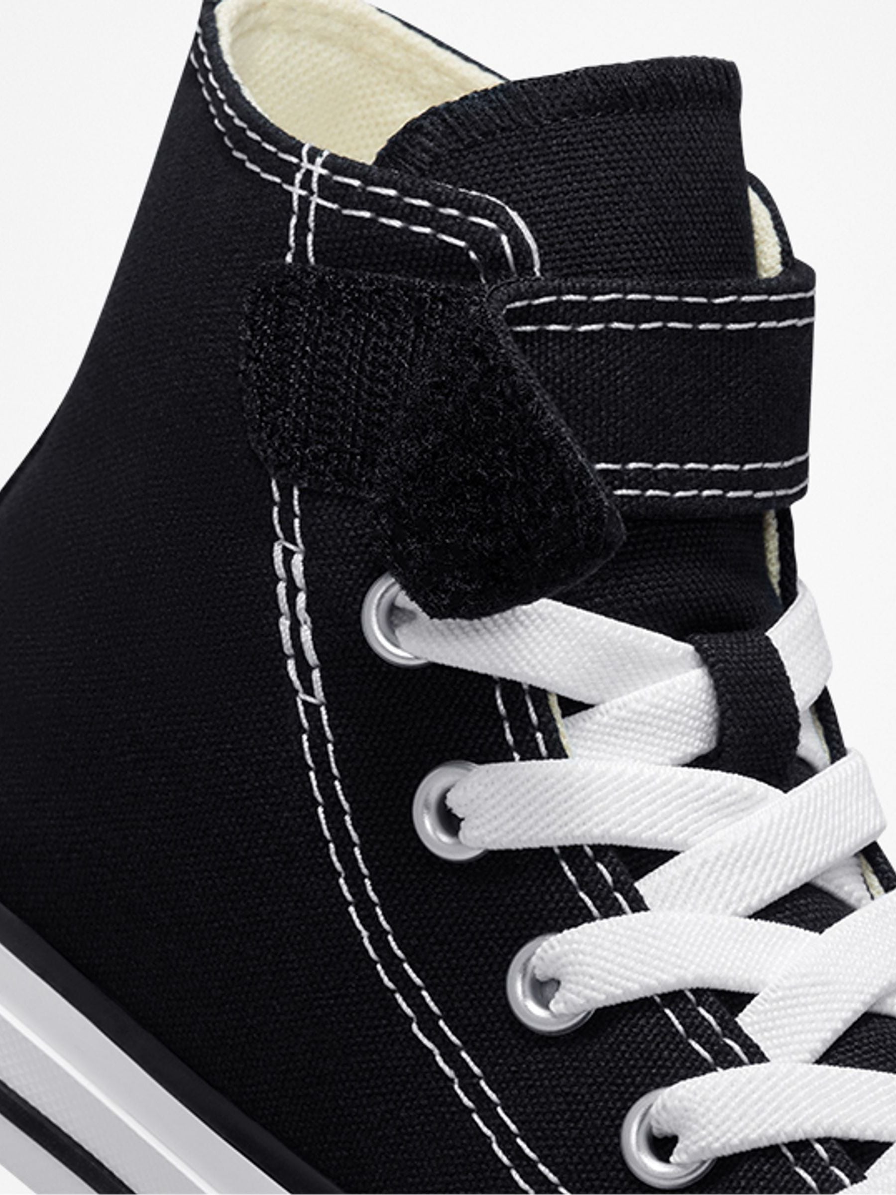 Converse Black 1V High Top Junior Trainers image 7