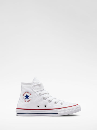 Converse White 1V High Top Junior Trainers image 2
