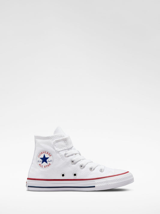 Converse White 1V High Top Junior Trainers image 2