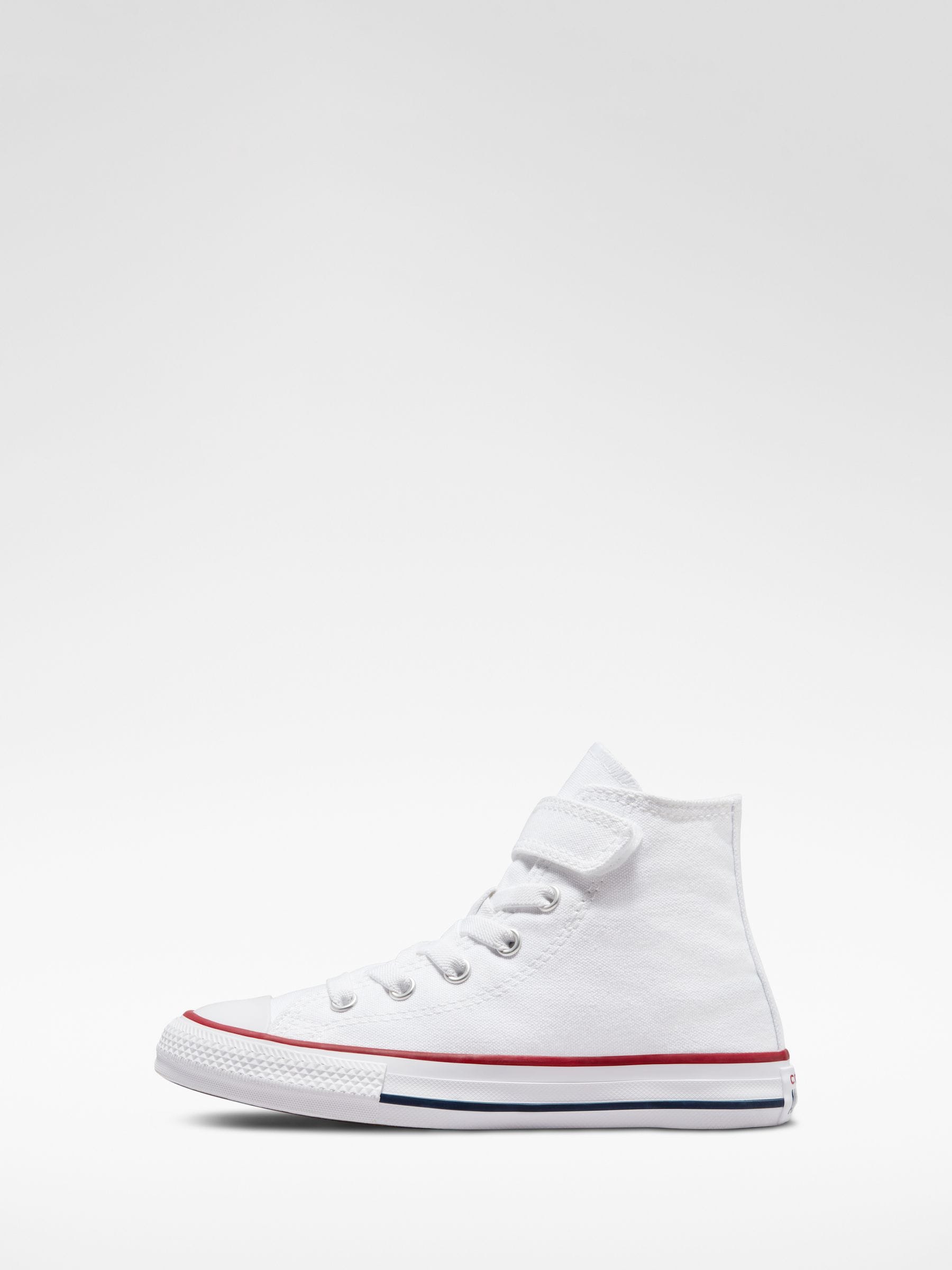 Converse White 1V High Top Junior Trainers image 4