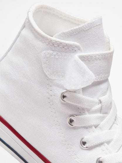 Converse White 1V High Top Junior Trainers image 8