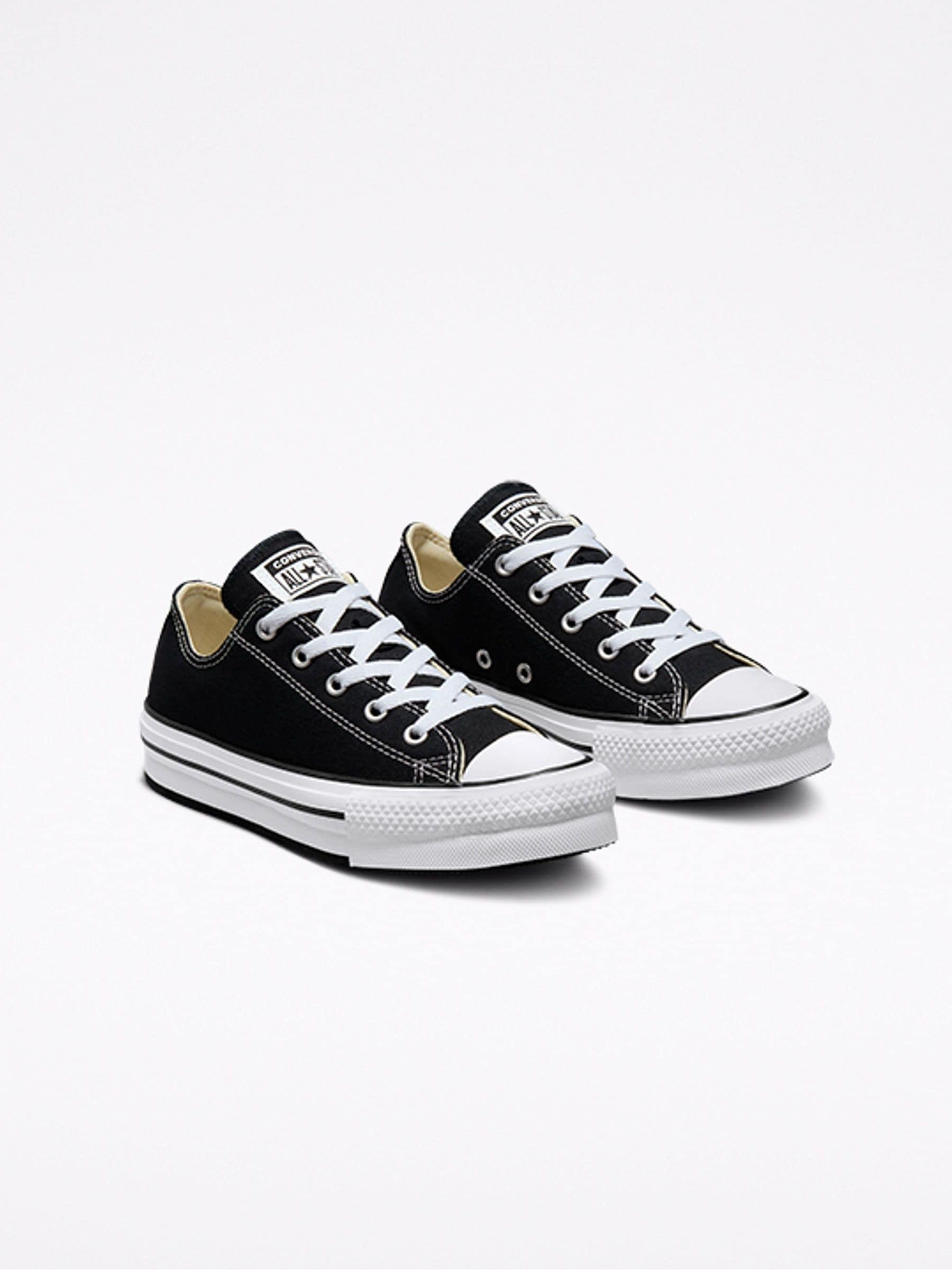 Converse Black EVA Lift Chuck Ox Youth Trainers image 3