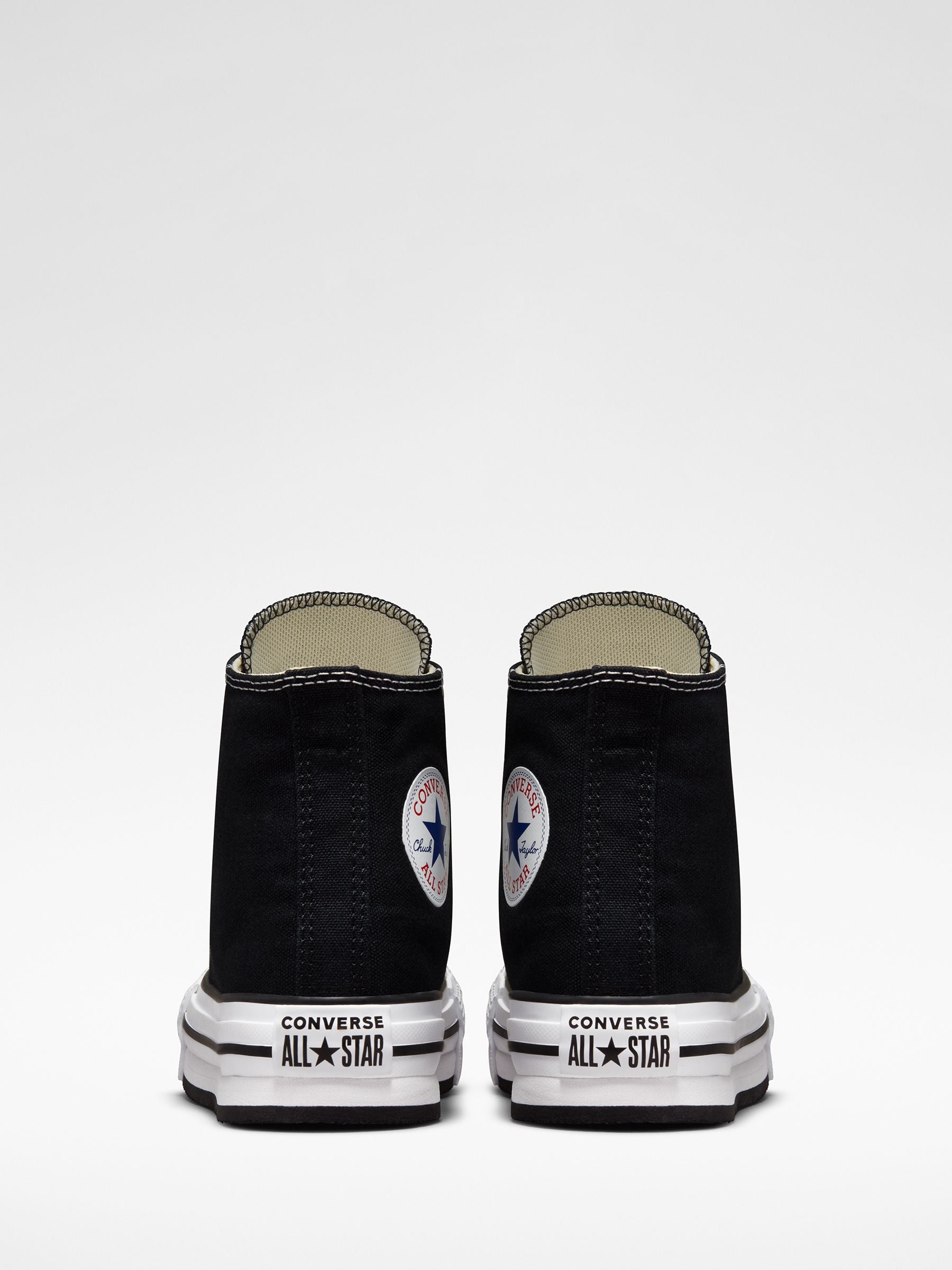 Converse Black Eva Lift High Top Junior Trainers image 10