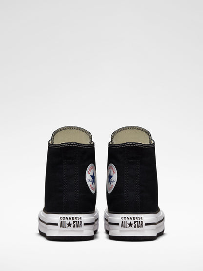 Converse Black Eva Lift High Top Junior Trainers image 10