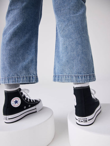 Converse Black Eva Lift High Top Junior Trainers image 4