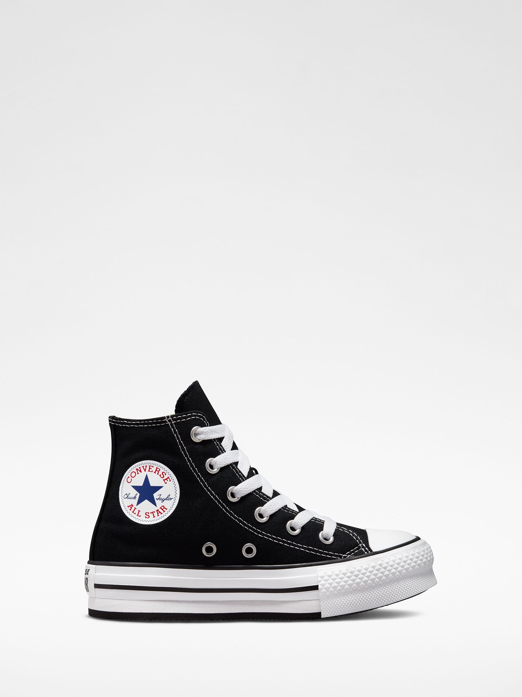 Converse Black Eva Lift High Top Junior Trainers image 5