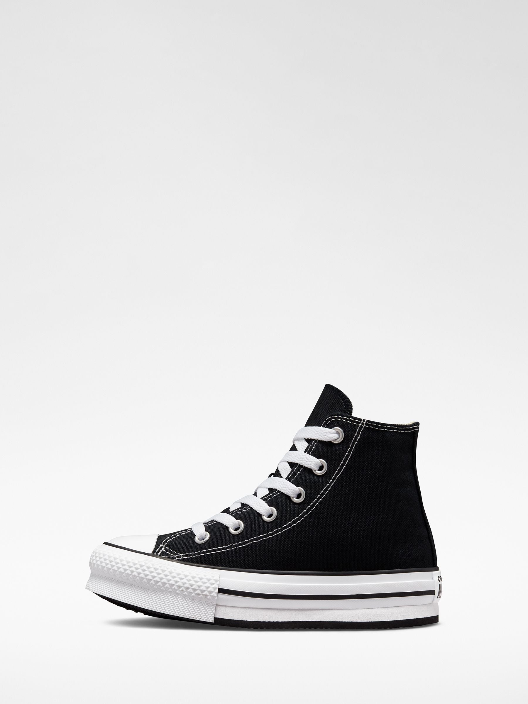 Converse Black Eva Lift High Top Junior Trainers image 7