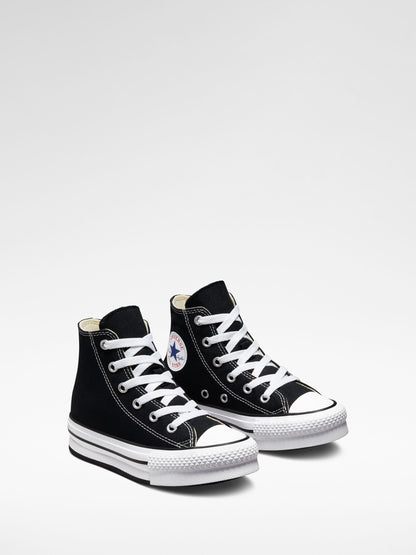 Converse Black Eva Lift High Top Junior Trainers image 9