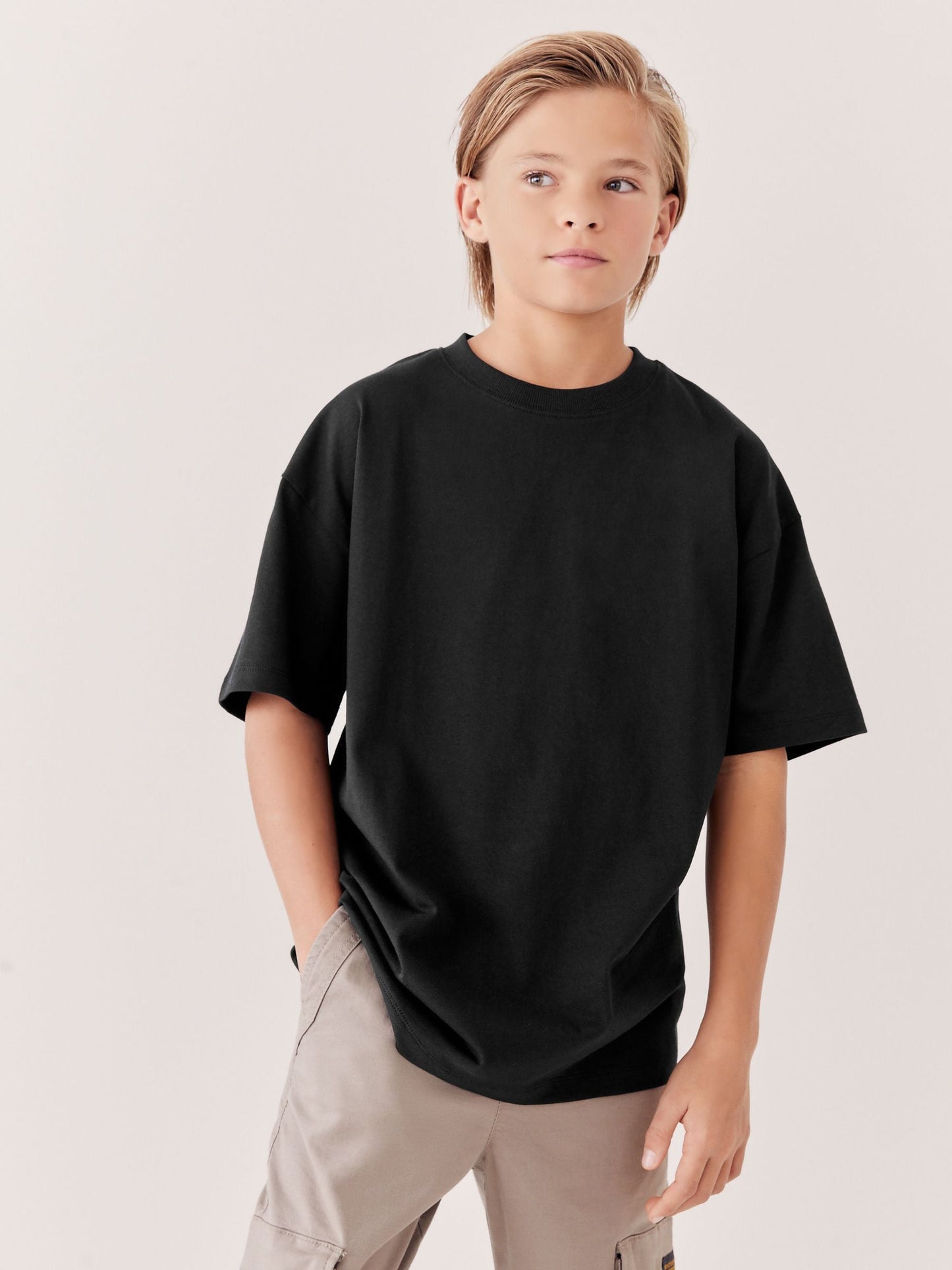 Dsiney Kidz - Black Relaxed Fit Short Sleeve T-Shirt (3-16yrs) image 1